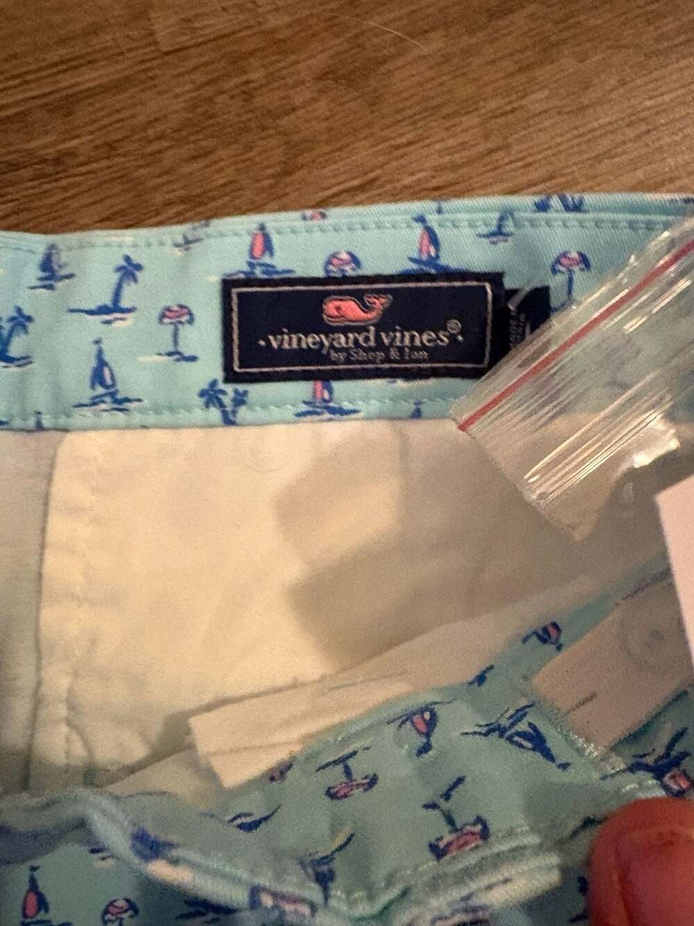 Vineyard Vines Breaker Stretch Shorts Size 16 Sailing Sea Splash - Picture 3 of 4